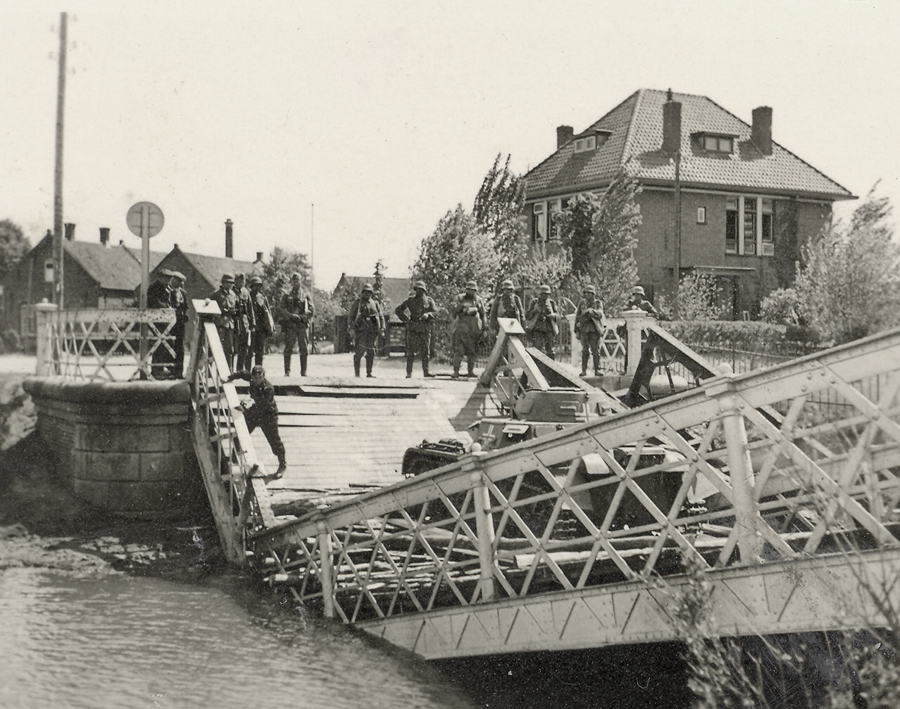 Destroyed Bridge at Erp 1940
