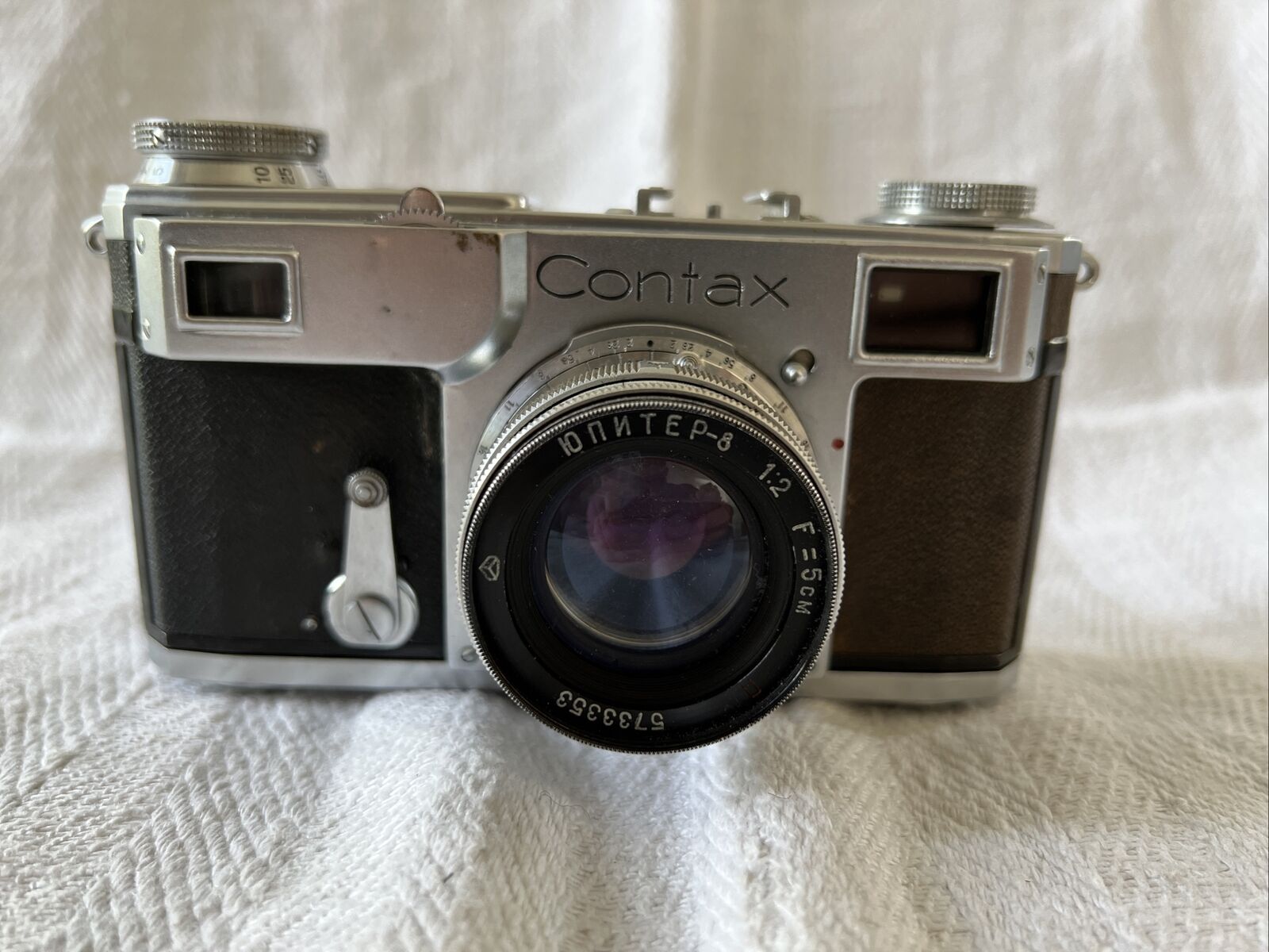 Non-functional Contax II with Jupiter-8  summer project
