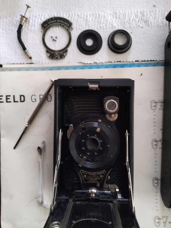 Kodak FPK 116 - lens disassembly
