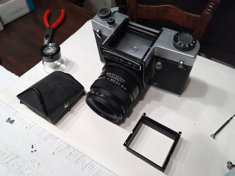 Kiev-6C Ground Glass Calibration
