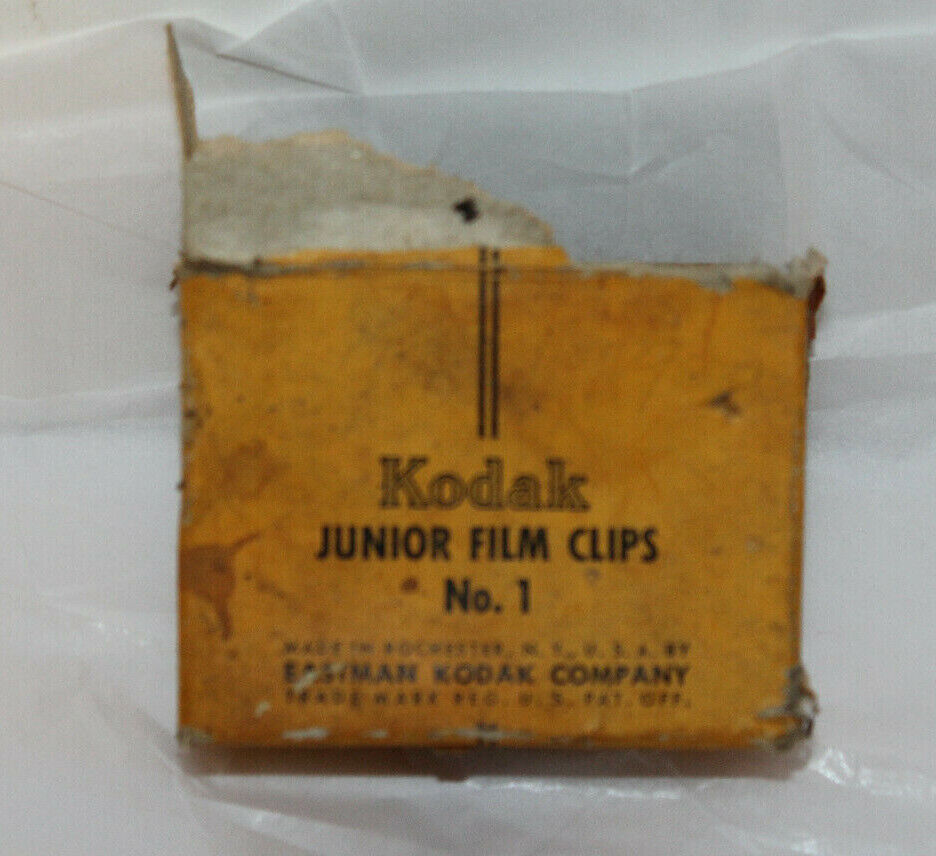 Kodak No.1 Jr Film Clips Box
