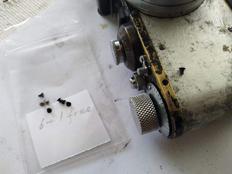 Replacement top cover screws from Nobby Sparrow
